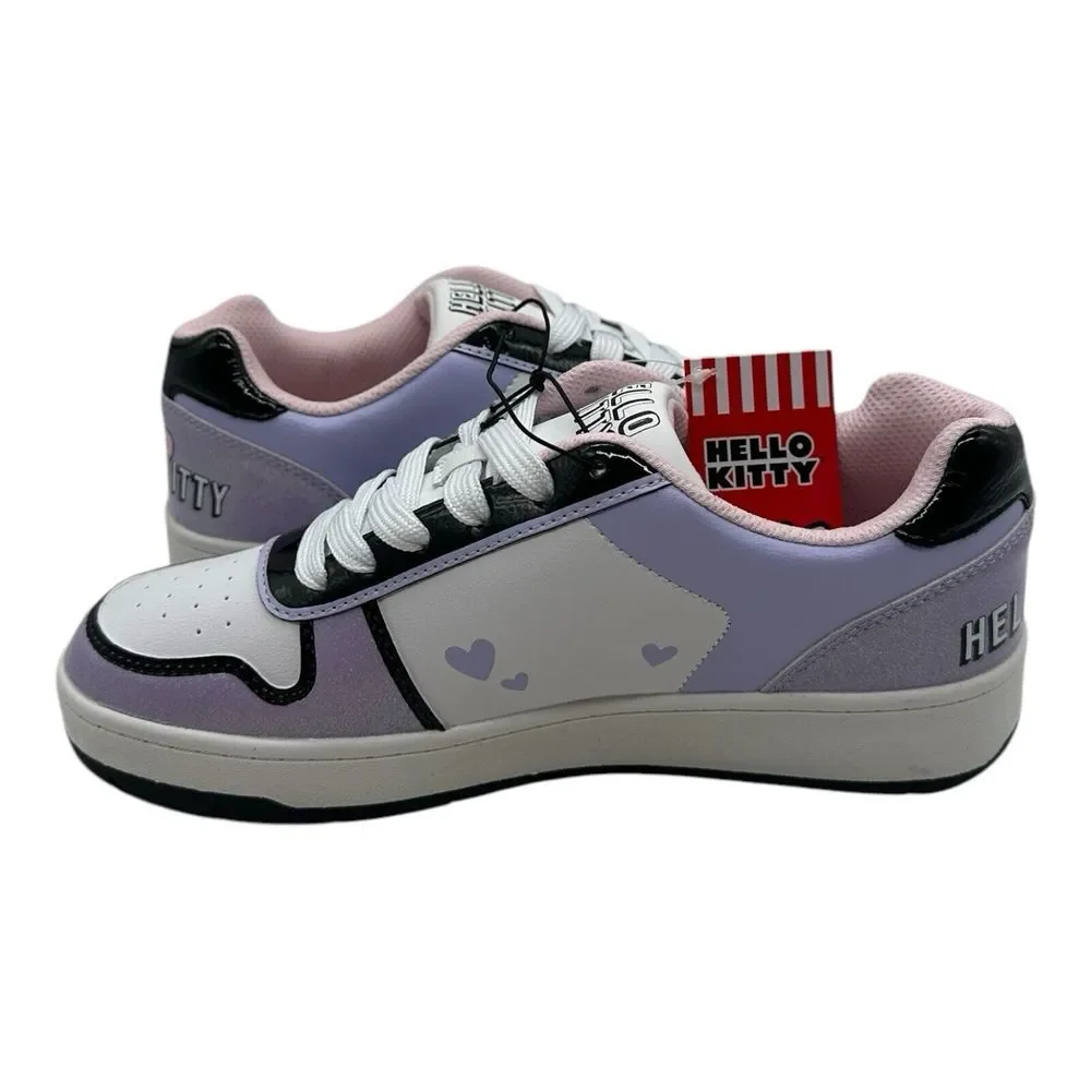 Sanrio Hello Kitty Court Sneakers Women's Size 9 Purple Lace Up‎ Shoes